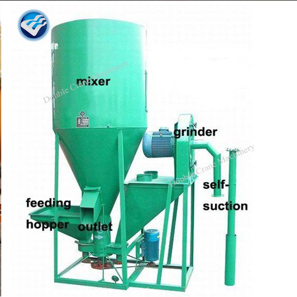 Wholesale Poultry Feed Mixer Grinder Machine in Stock Poultry Feed Mixer Free Spare Parts Feed Mixing Biomass Crusher 220-380V