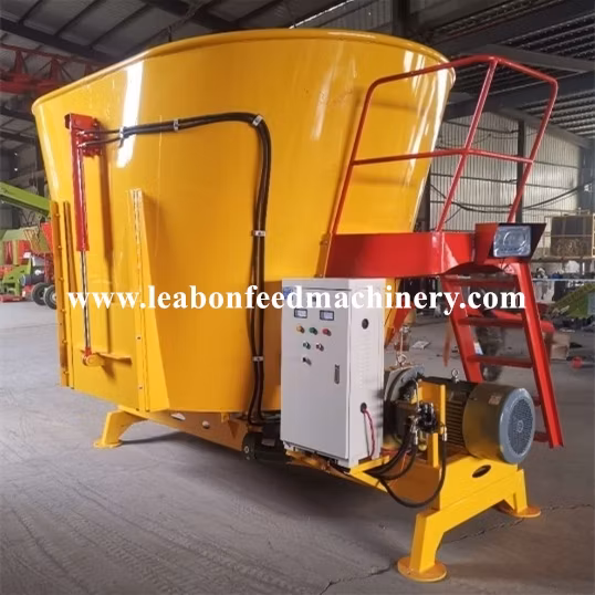 Máquinas de procesamiento de alimentos para granjas lecheras Tipo horizontal vertical Máquina mezcladora de forraje Tmr Mezclador Tmr