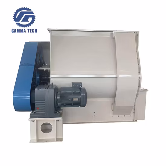 Alta uniformidad de mezcla de alimentos para animales Molino de alimentos para aves de corral/Mezclador de alimentos para animales